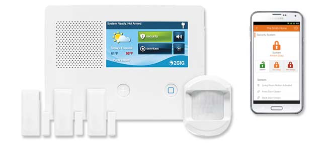 Home security control panel